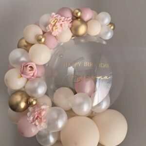 The "Simona" Blush Garland Bubble